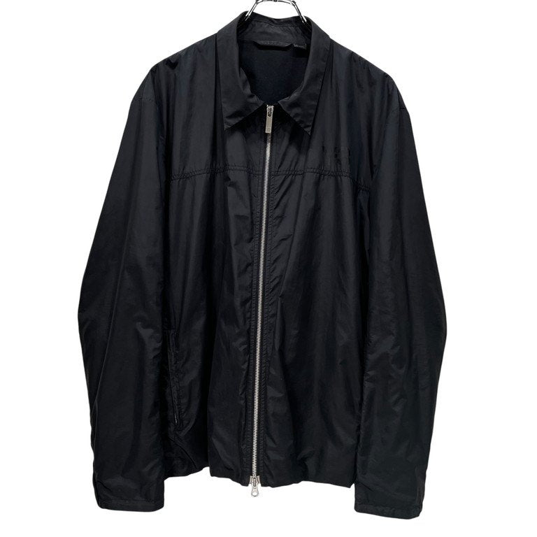 Y-3 ポリエステルタフタ裏地ロゴプリントジップアップシングルジャケット ブルゾン コート アウター スイングトップ Yohji Yamamoto adidas ワイスリー ヨウジヤマモト アディダス メンズ