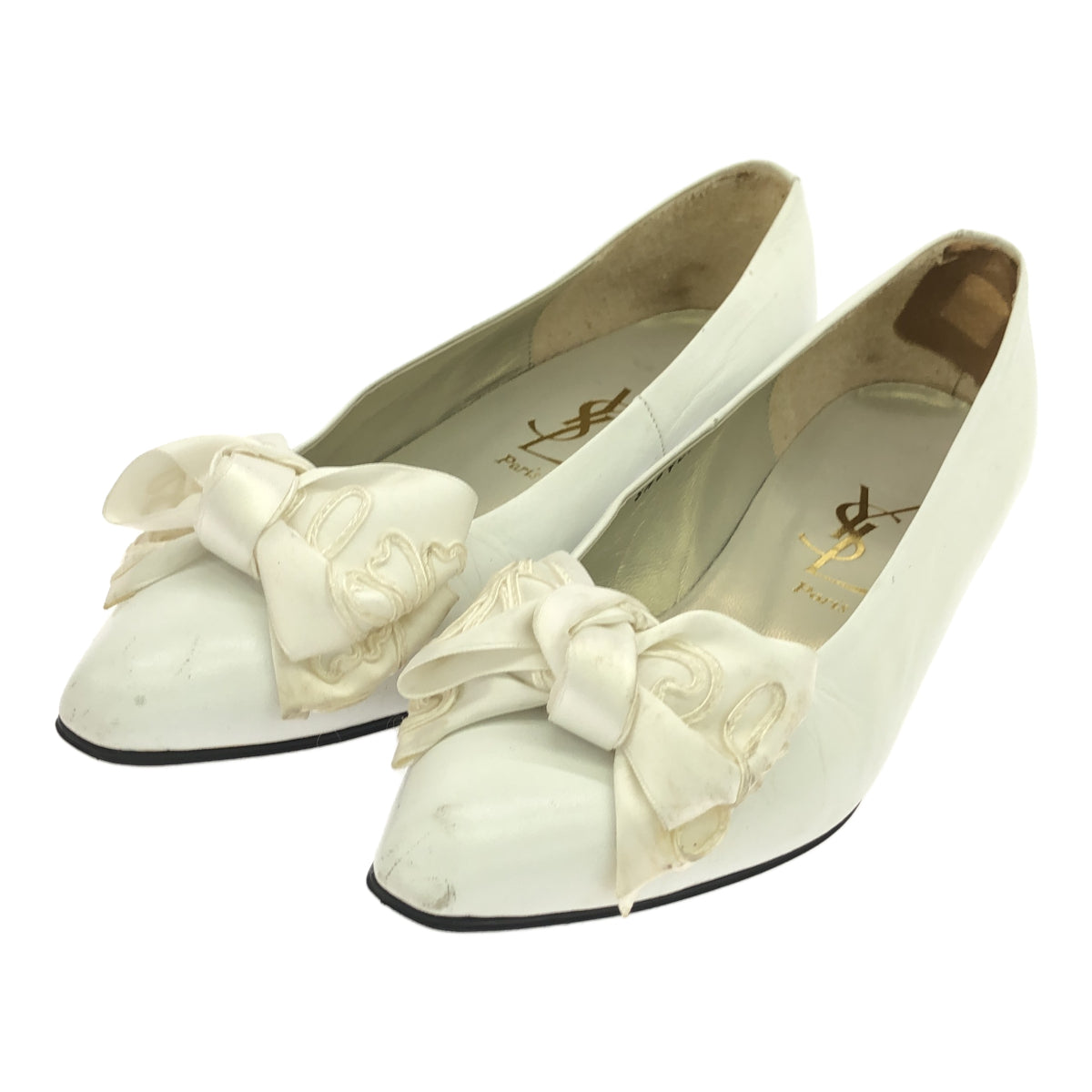 YVES SAINT LAURENT YVES SAINT LAURENT パンプス リボン 35H
