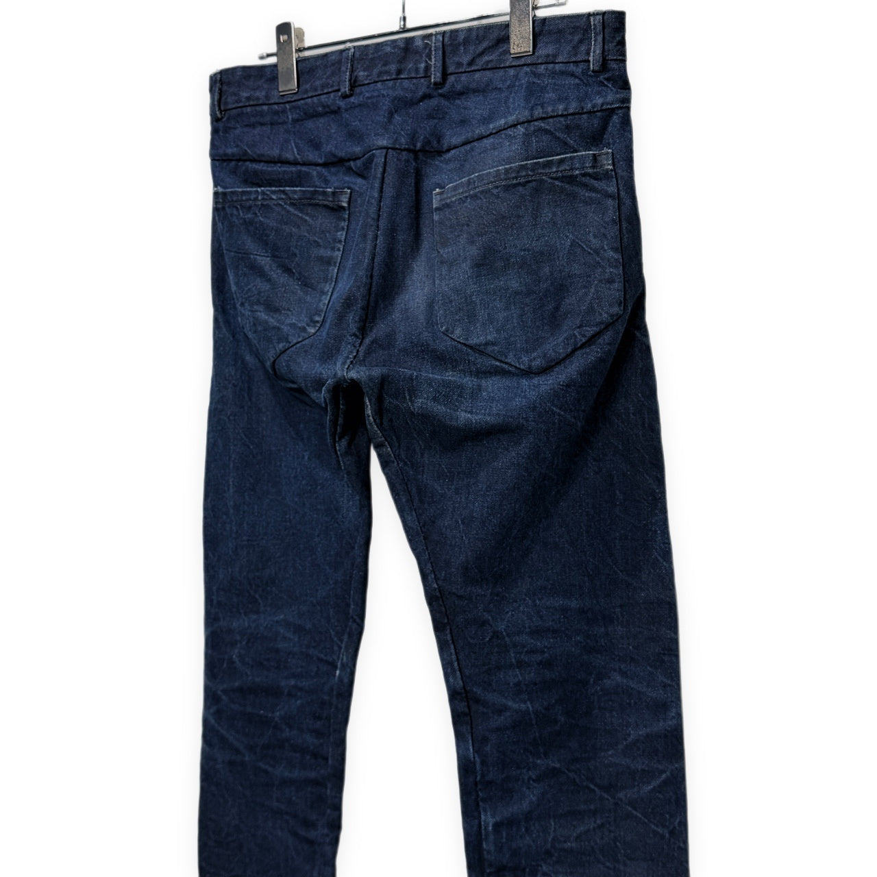 LAYER-0 DENIM 5P PANT インディゴデニムレザーボタン5ポケットパンツ ジーンズ ボトムス Alessio Zero レイヤーゼロ メンズ