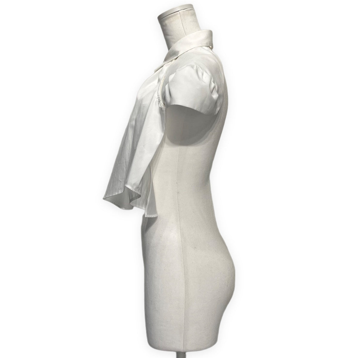 noir kei ninomiya コットンブロードパフスリーブ変形ブラウス シャツ トップス ノワール ケイ ニノミヤ レディース
