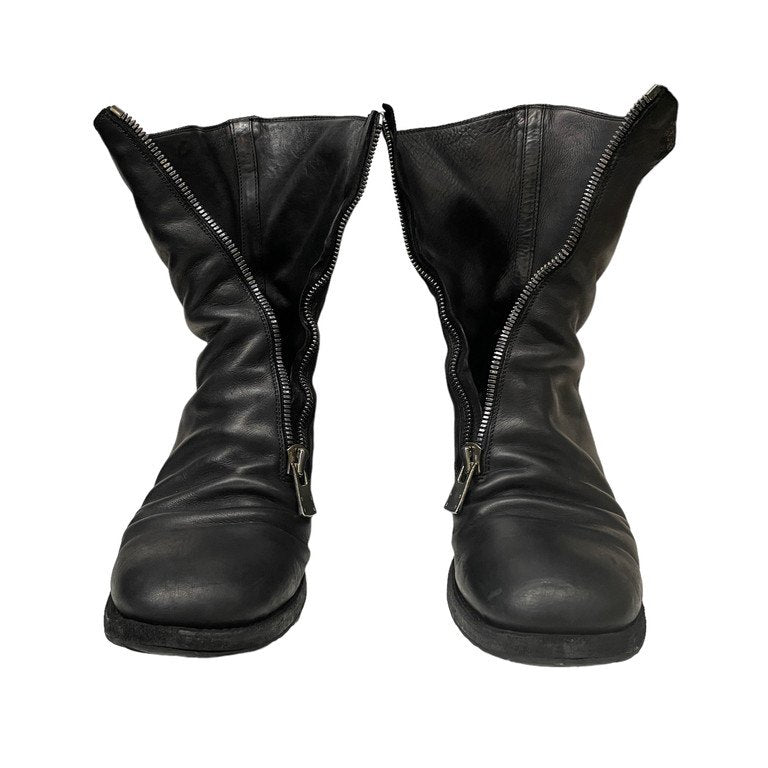 Yohji Yamamoto Pour Homme × GUIDI 23AW SOFT CALF LEATHER FRONT ZIPPER BOOTS ソフトカーフレザーフロントジッパーブーツ HJ-E23-774 シューズ Vibram 定価265,100円 ヨウジヤマモトプールオム グイディ メンズ