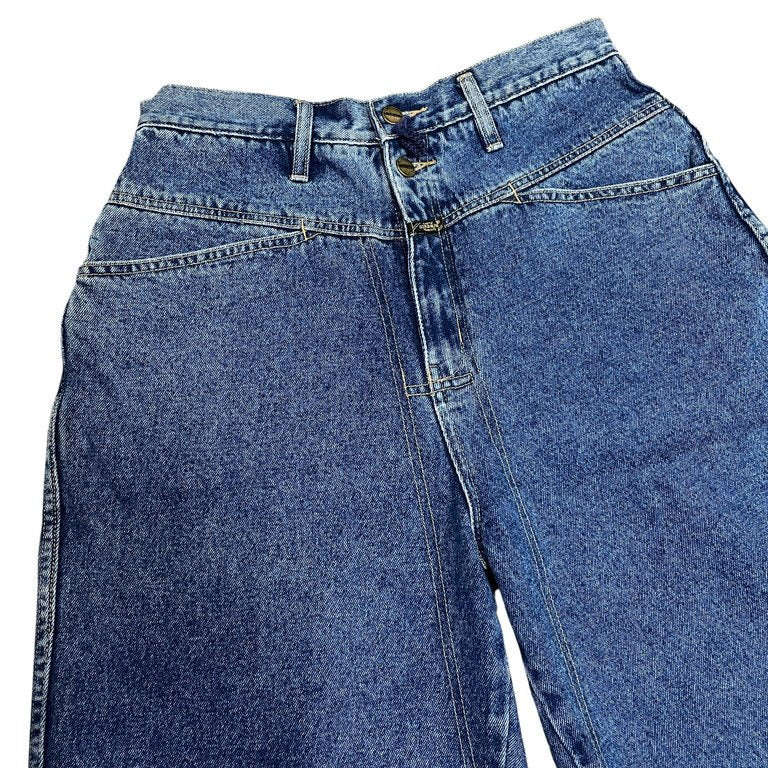 MARITHE FRANCOIS GIRBAUD ストーンウォッシュデニムワイドハーフパンツ ショーツ ボトムス Archive 90s 00s マリテフランソワジルボー メンズ