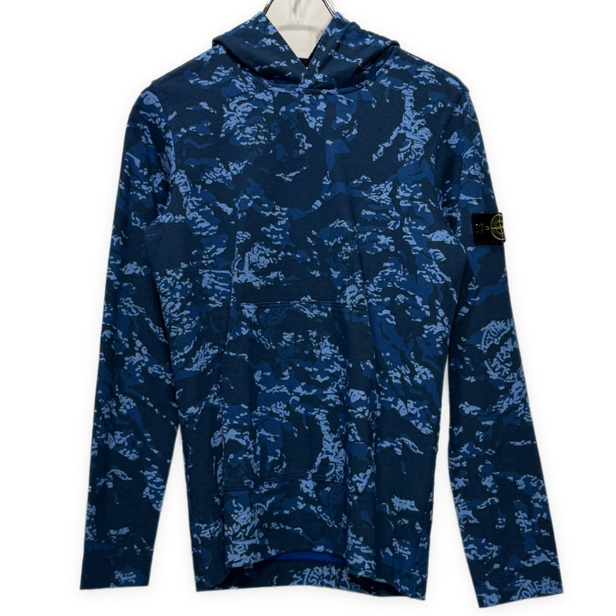 STONE ISLAND JUNIOR 13SS 天竺カモフラージュ柄プリントプルオーバーフーディ パーカー 迷彩 総柄 ロゴ トップス ストーンアイランド ジュニア レディース キッズ