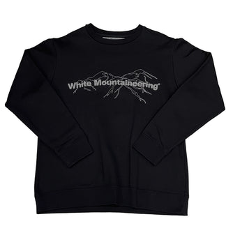 White Mountaineering 20AW Logo printed sweat shirt ロゴプリントシルケット加工スウェットシャツ 定価20,900円 ホワイトマウンテニアリング メンズ