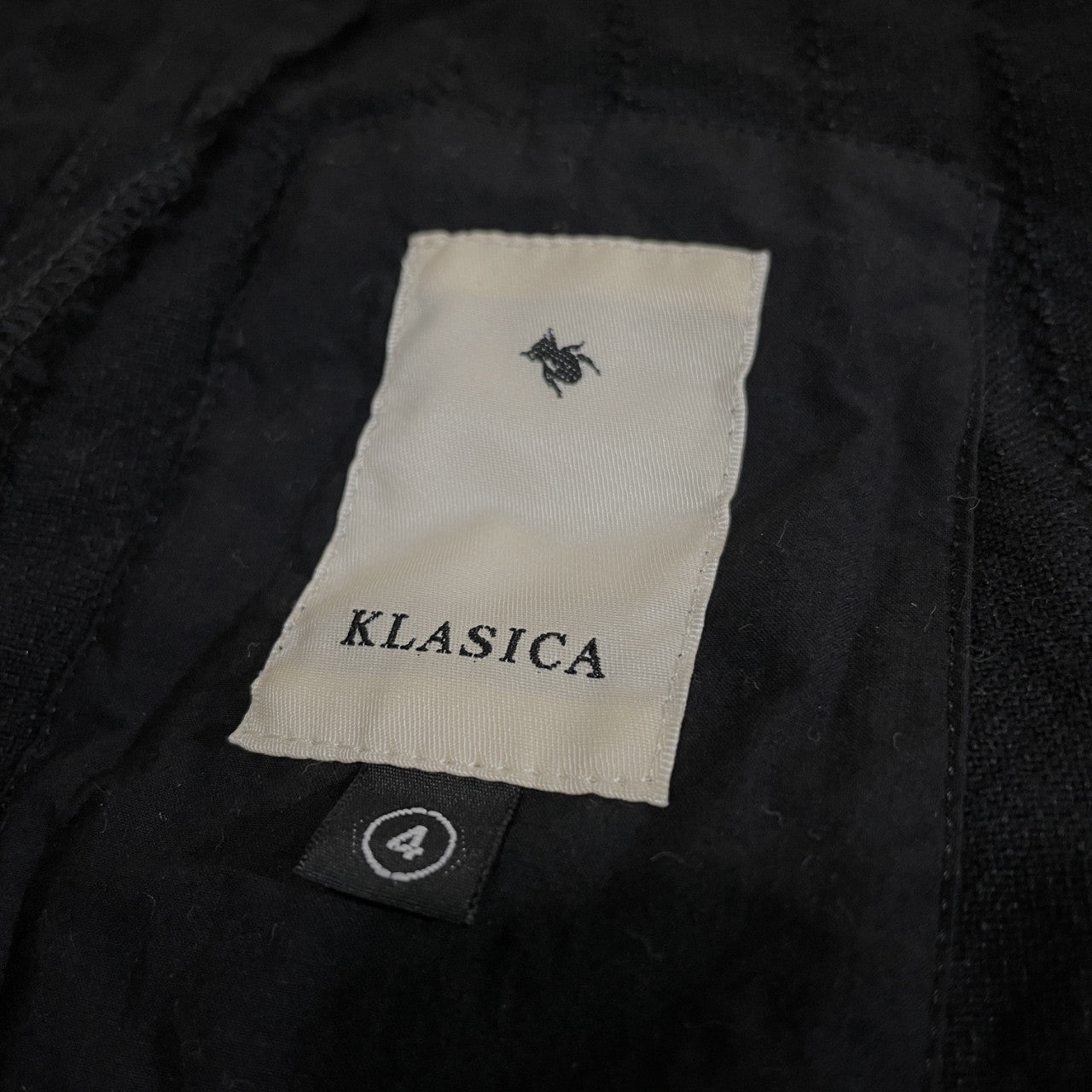 KLASICA コットンラミーシャドーストライプドローストリングベスト ジレ トップス アウター クラシカ メンズ レディース ユニセックス