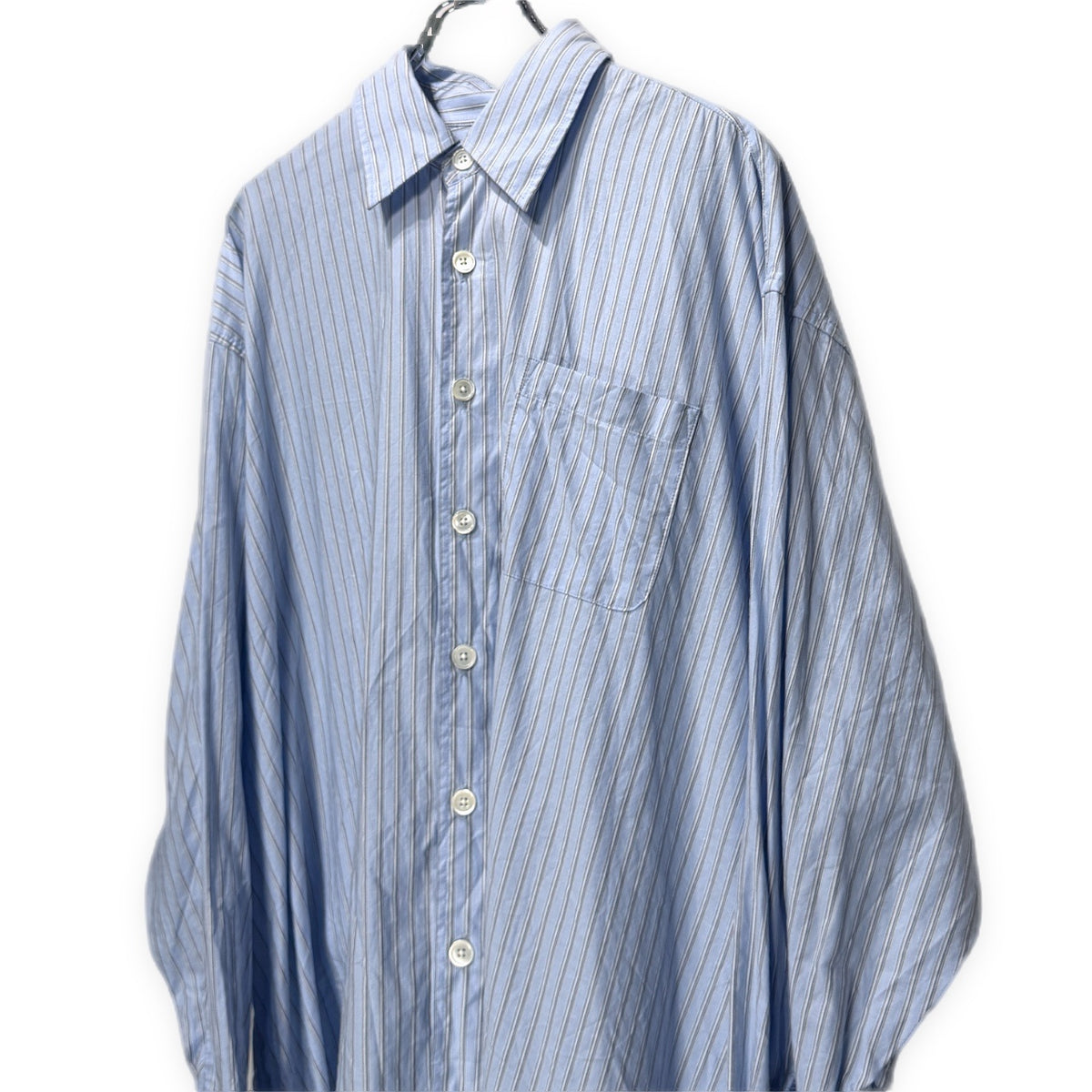 OUR LEGACY 24AW BORROWED SHIRT BIG DADDY STRIPE OXFORD ストライプコットンオックスフォードオーバーサイズシャツ ブラウス トップス M4242BBD アワーレガシー メンズ