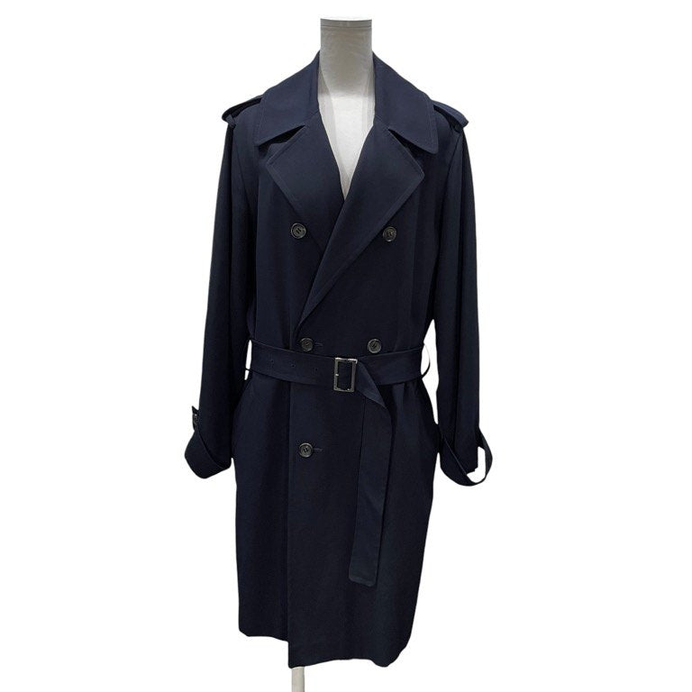 Y's ウールギャバジンベルテッドロングコート Archive 90s ジャケット ブルゾン アウター Yohji Yamamoto Femme ヨウジヤマモトファム ワイズ レディース