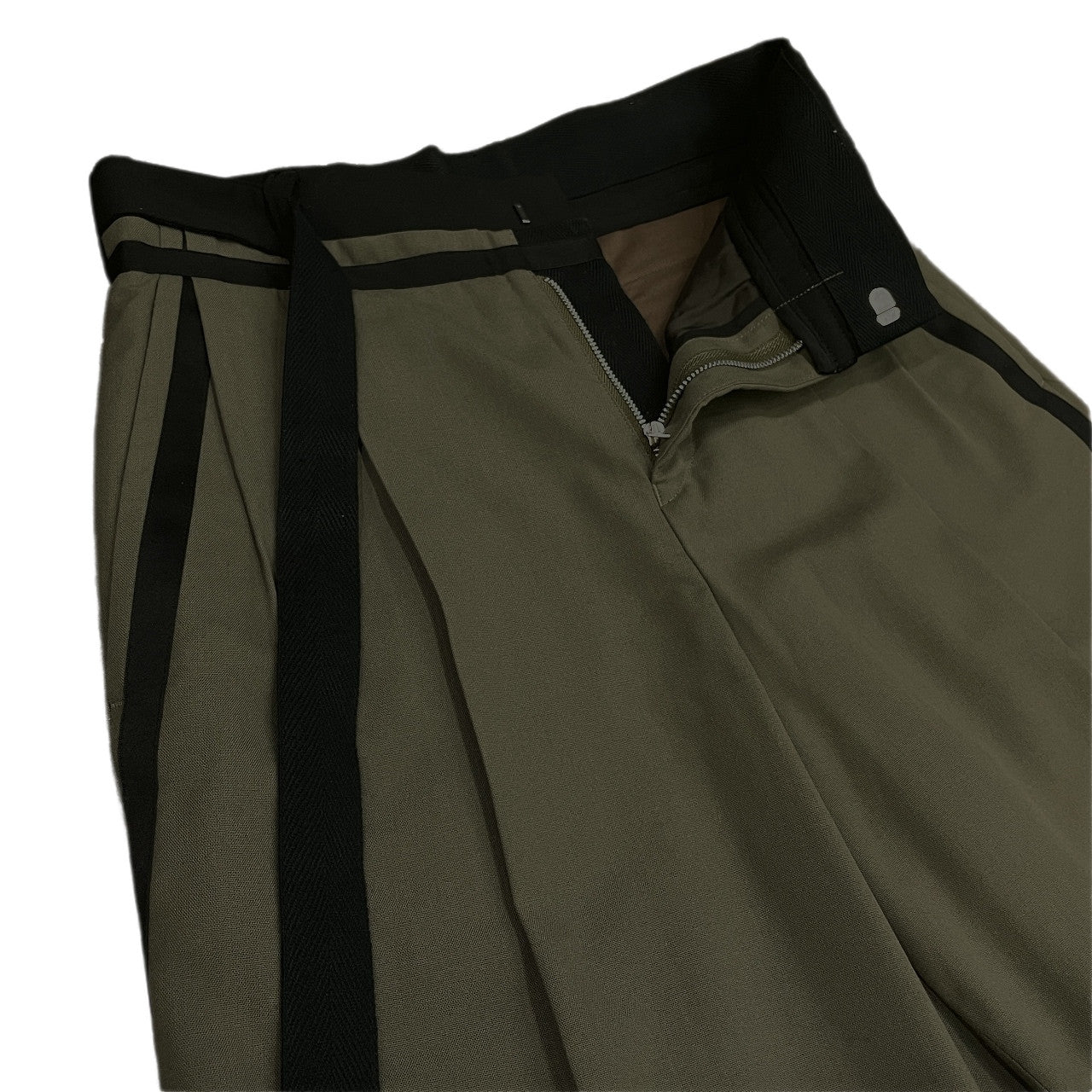 sacai 21AW Suiting Pants ベルテッドパンツ スラックス ボトムス 定価58,300円 21-02555M サカイ メンズ