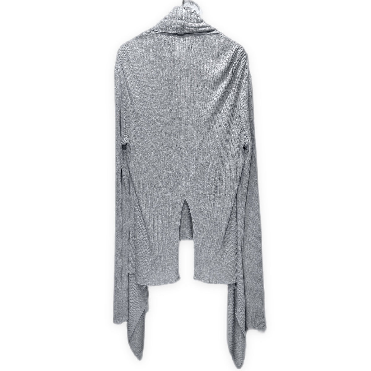 MA_JULIUS 10SS レーヨンナイロンリブ編みドレープロングニットカーディガン セーター トップス アウター エムエー ユリウス メンズ レディース ユニセックス