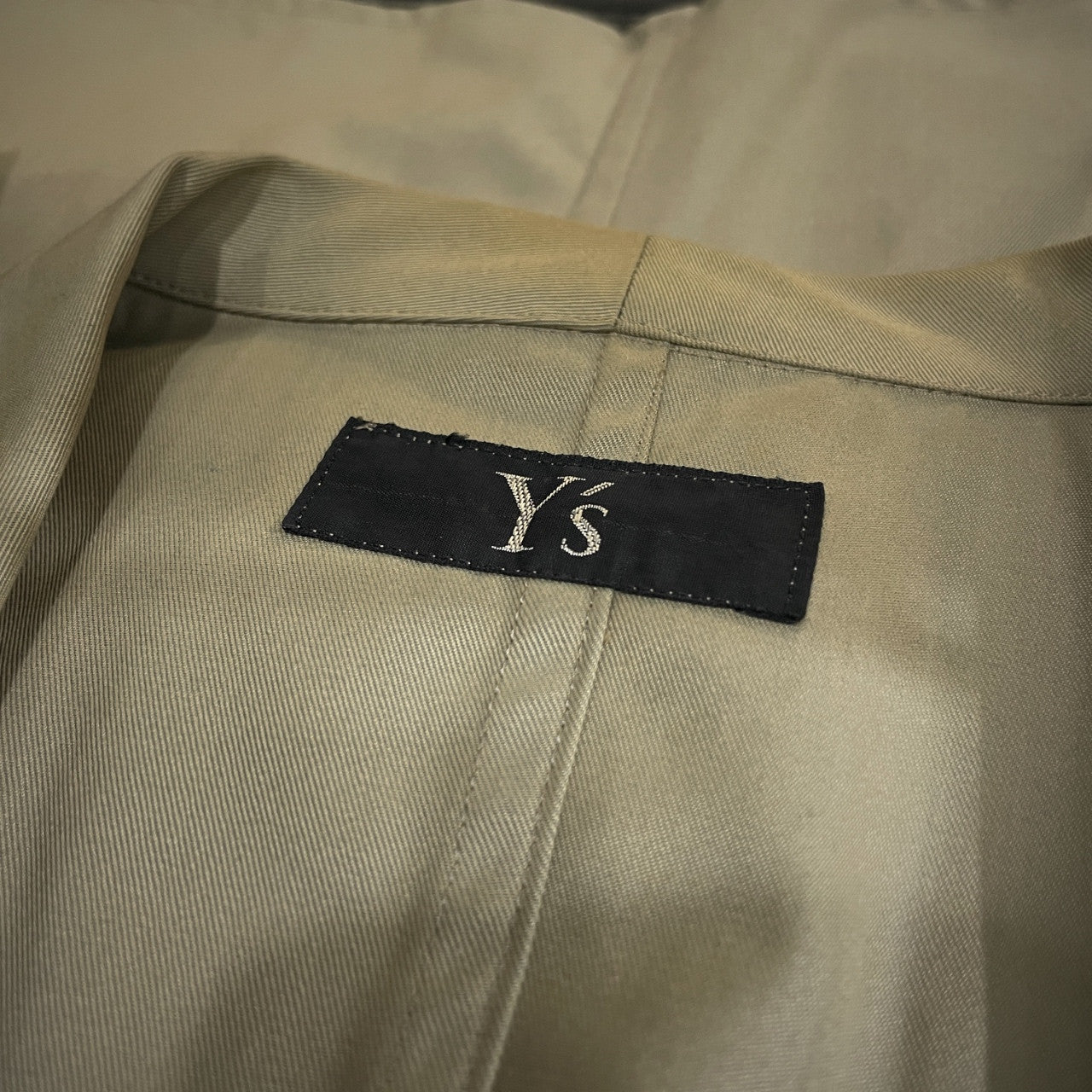 Y's コットンギャバジンノースリーブジャケット ブルゾン コート アウター Archive 80s 90s Yohji Yamamoto Femme ワイズ ヨウジヤマモト レディース