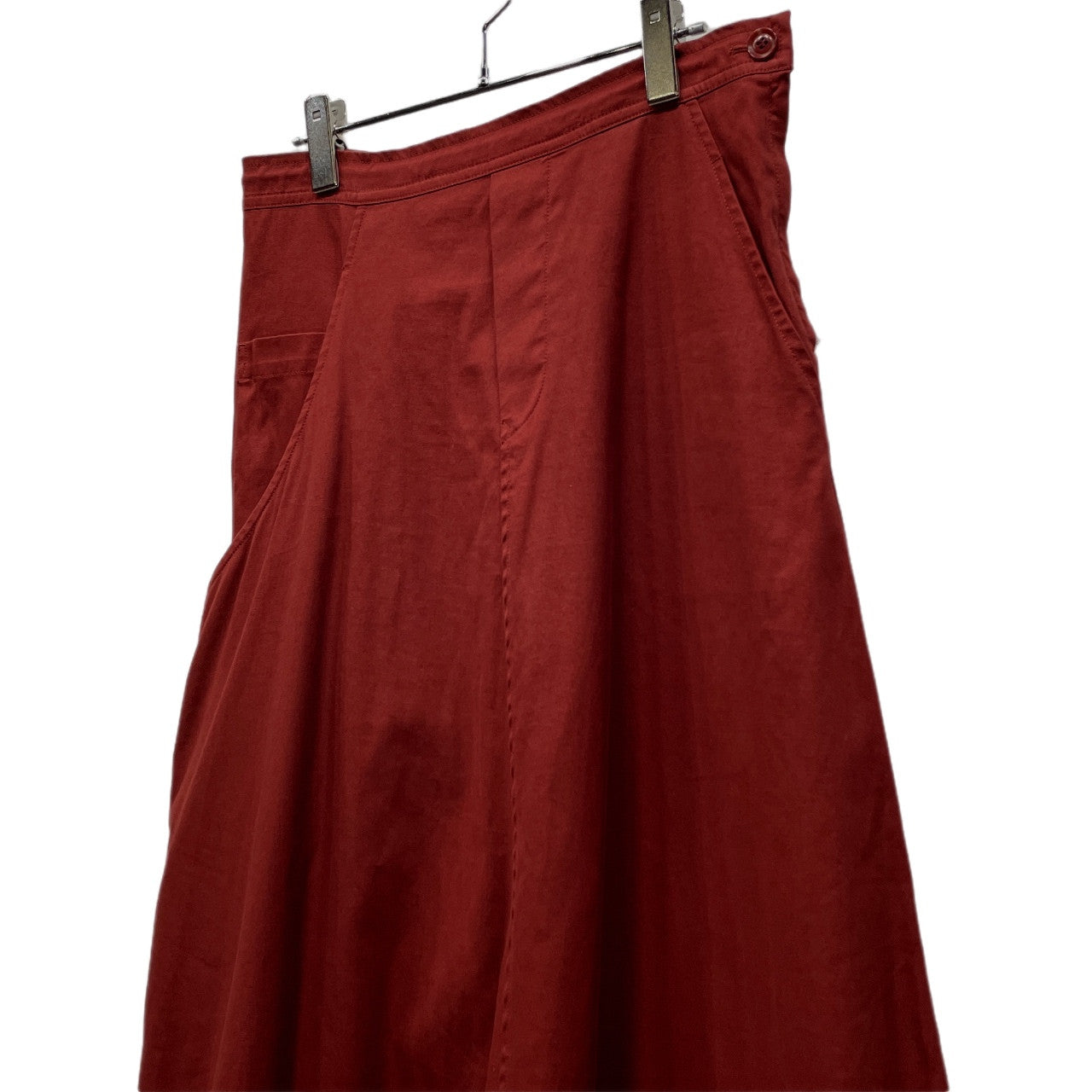 Y's コットンギャバジンアシンメトリーサルエルイージーパンツ ボトムス Yohji Yamamoto Femme ワイズ ヨウジヤマモト レディース