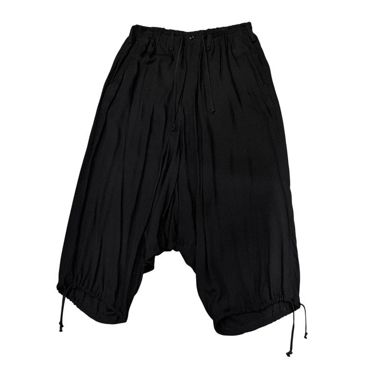 S'YTE Yohji Yamamoto レーヨンギャバジンサルエルバルーンパンツ ボトムス ドローストリング イージー サイト ヨウジヤマモト メンズ レディース ユニセックス