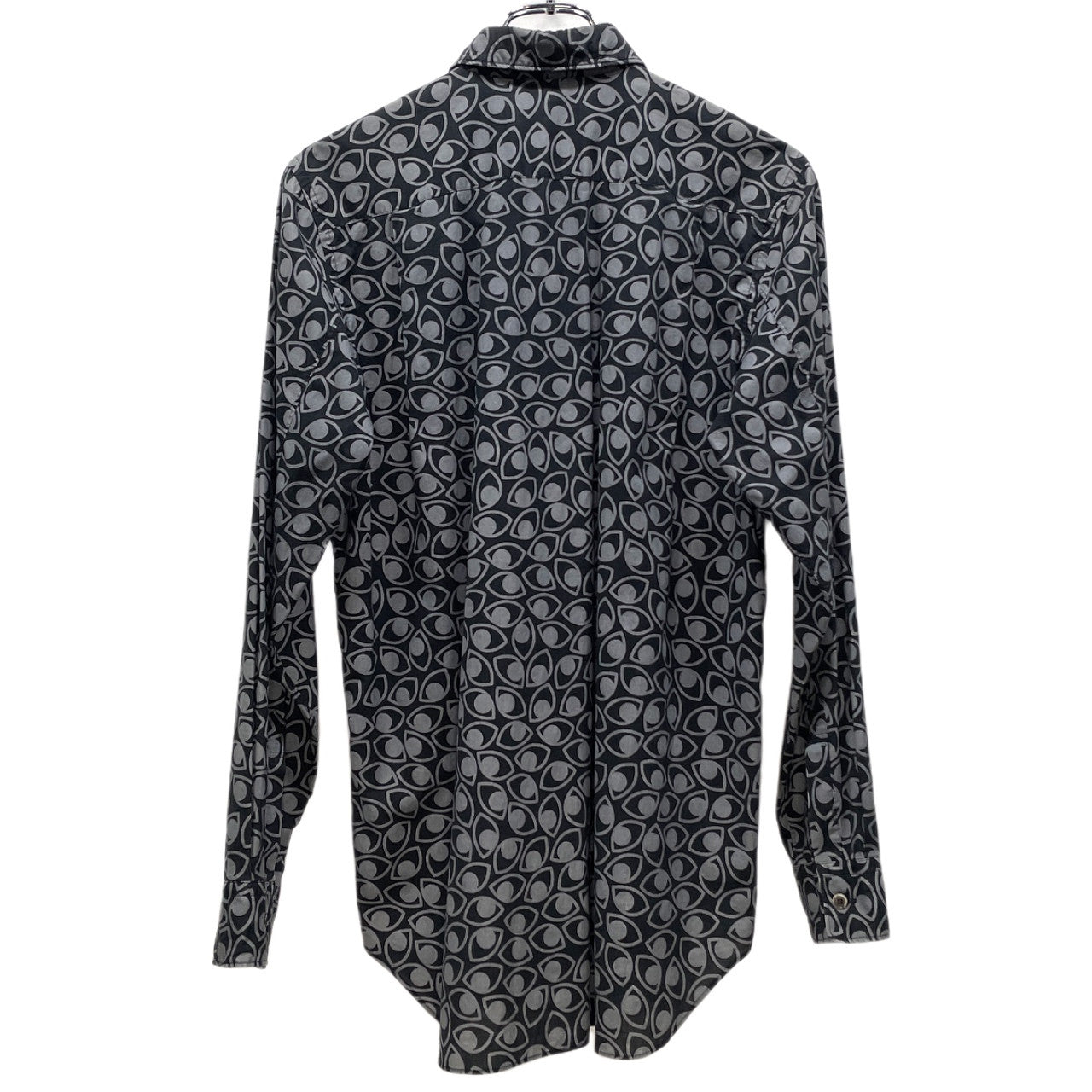 JAN COMME des GARCONS コットンブロードアイプリントレギュラーカラーシャツ ブラウス トップス Archive 目 総柄 ヤン コムデギャルソン メンズ レディース ユニセックス