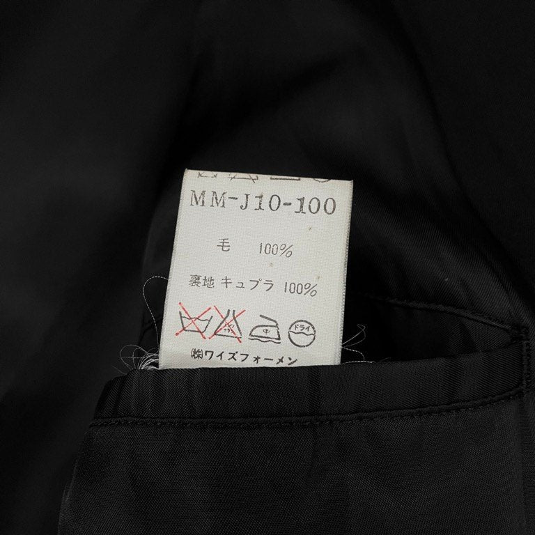Y's for men ウールギャバジン3Bオーバーサイズテーラードジャケット ブルゾン コート アウター Archive 90s Yohji Yamamoto Pour Homme ヨウジヤマモトプールオム ワイズフォーメン メンズ