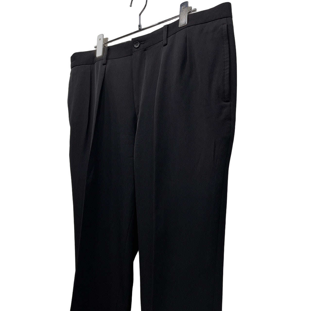 ISSEY MIYAKE MEN 15AW ウールギャバジン2タック裾ダブルセンタークリーススラックス パンツ トラウザーズ ボトムス イッセイミヤケメン メンズ