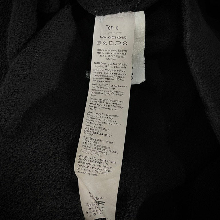 Ten-C 21AW Knits 裏起毛ラグランスリーブパーカー フーディ トップス テンシー メンズ