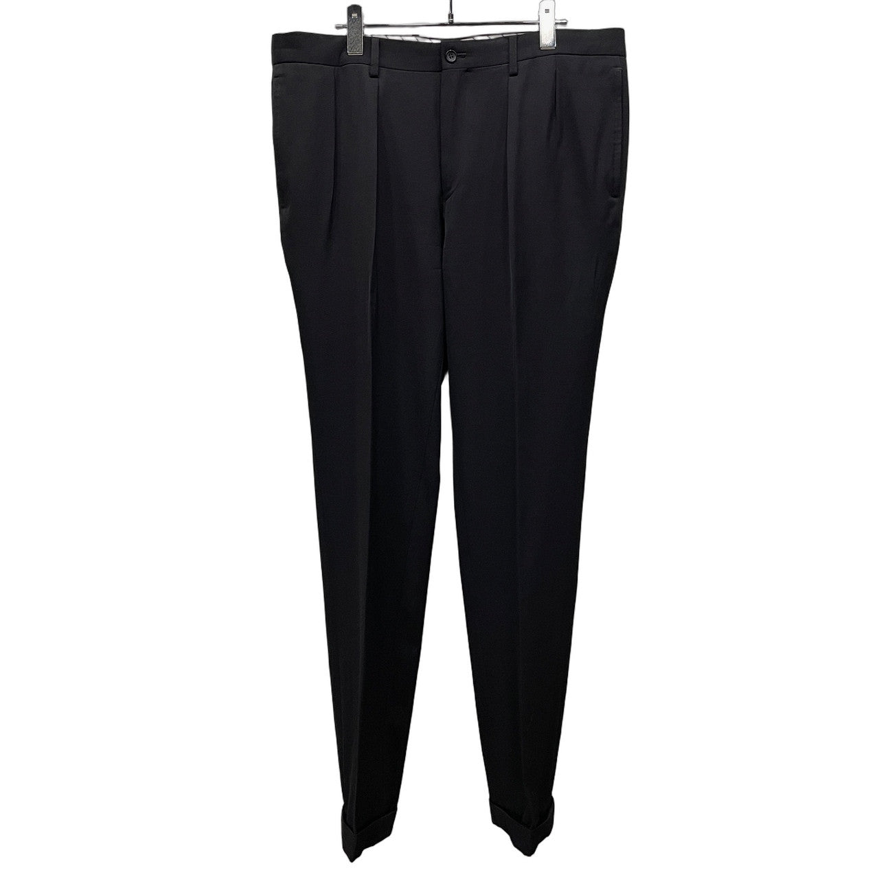 ISSEY MIYAKE MEN 15AW ウールギャバジン2タック裾ダブルセンタークリーススラックス パンツ トラウザーズ ボトムス イッセイミヤケメン メンズ