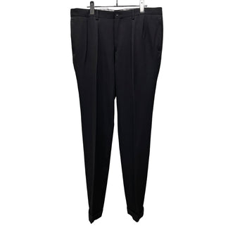 ISSEY MIYAKE MEN 15AW ウールギャバジン2タック裾ダブルセンタークリーススラックス パンツ トラウザーズ ボトムス イッセイミヤケメン メンズ