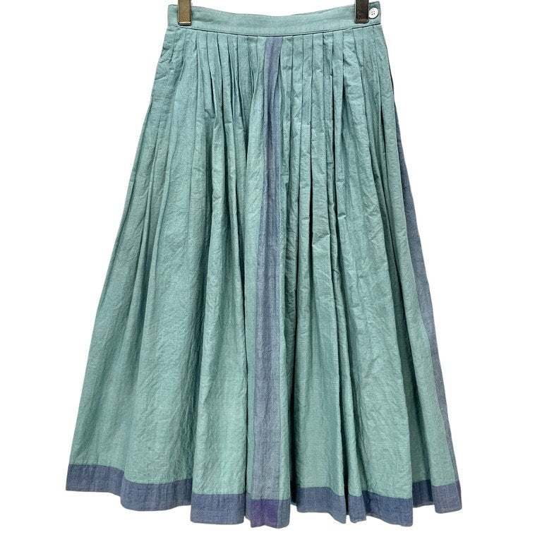ISSEY SPORT ラインデザインプリーツフレアスカート ISSEY MIYAKE Archive 80s パンツ ボトムス ギャザー イッセイミヤケ レディース
