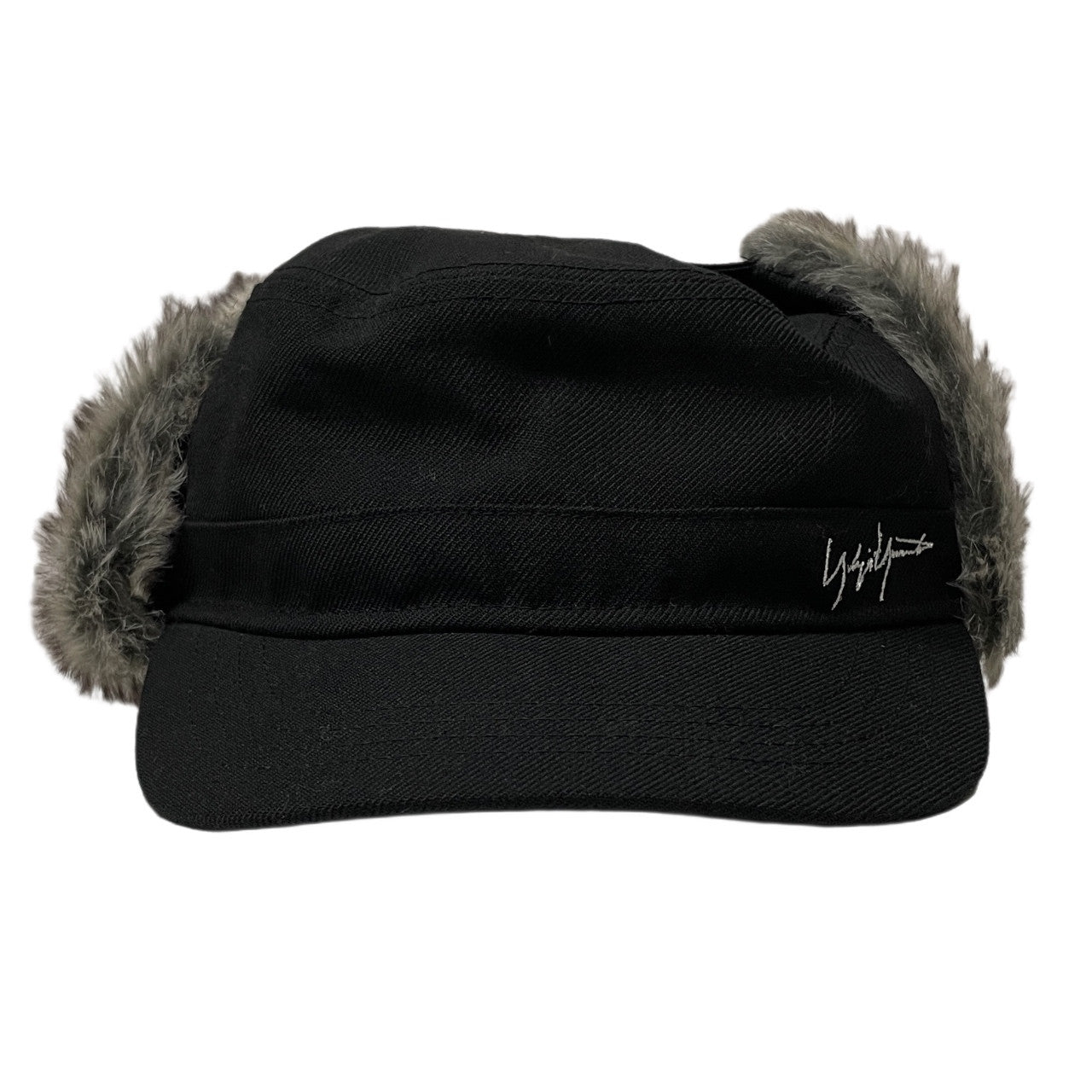 Yohji Yamamoto Pour Homme × NEW ERA 20AW RANGE EARFLAP CAP ファーイヤーフラップロゴ刺繍キャップ 帽子 ハット ヨウジヤマモトプールオム ニューエラ メンズ レディース ユニセックス