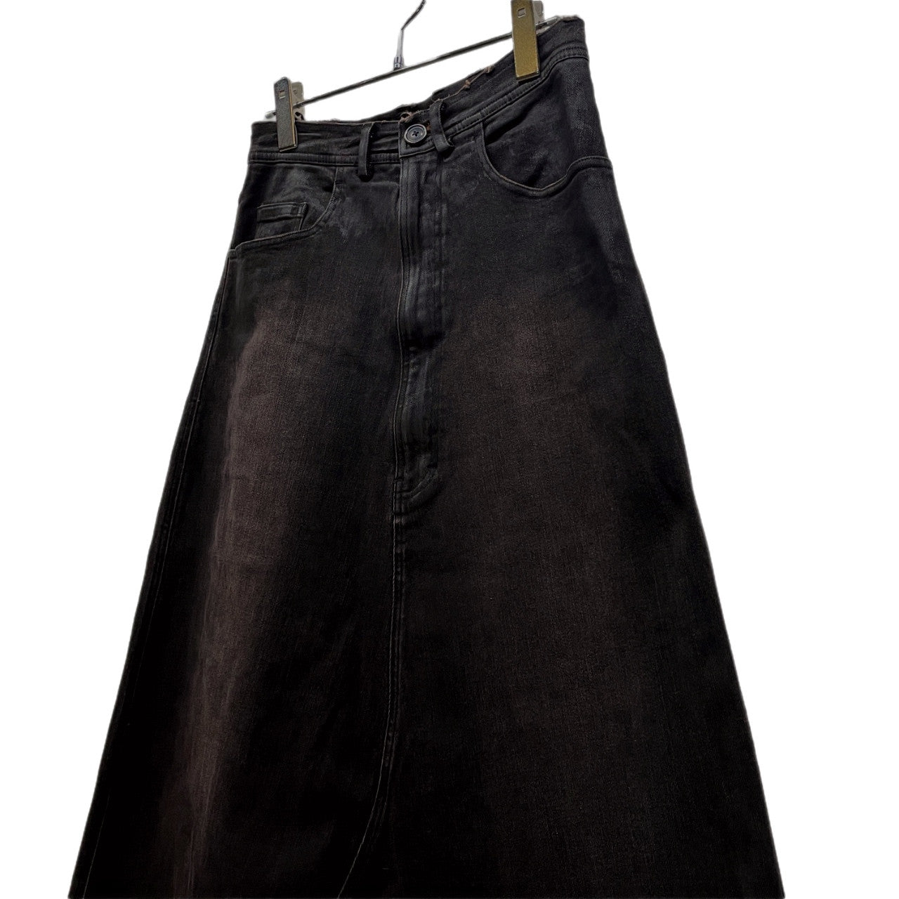 RUNDHOLZ ブラックデニムコーティングサルエルパンツ ジーンズ ボトムス ランドホルツ レディース メンズ ユニセックス