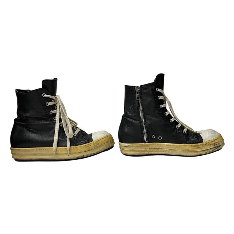 Rick Owens 15AW Ramones sneakers ラモーンズスニーカー 靴 シューズ  ハイカット レザー size 41 リックオウエンス メンズ