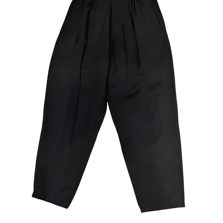 Y's for men ウールリネンギャバジンウエストギャザーフラップポケットテーパードパンツ スラックス トラウザーズ Archive 90s Yohji Yamamoto Pour Homme ヨウジヤマモトプールオム ワイズフォーメン メンズ