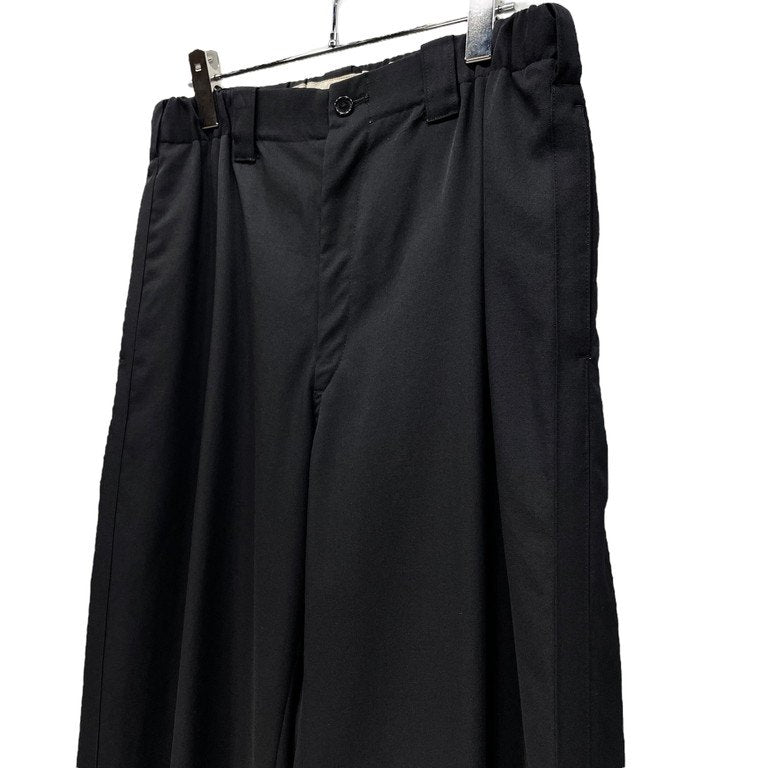 Y's for men ウールギャバジンウエストゴムシャーリング側章イージーパンツ サイドライン ボトムス Archive Yohji Yamamoto Pour Homme ヨウジヤマモトプールオム ワイズフォーメン メンズ