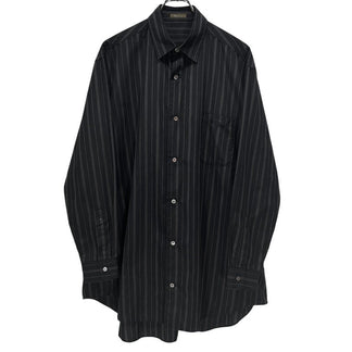 Y's for men 織り込みストライプオーバーサイズシャツ Archive 90s ブラウス トップス 総柄 Yohji Yamamoto Pour Homme ヨウジヤマモトプールオム ワイズフォーメン メンズ