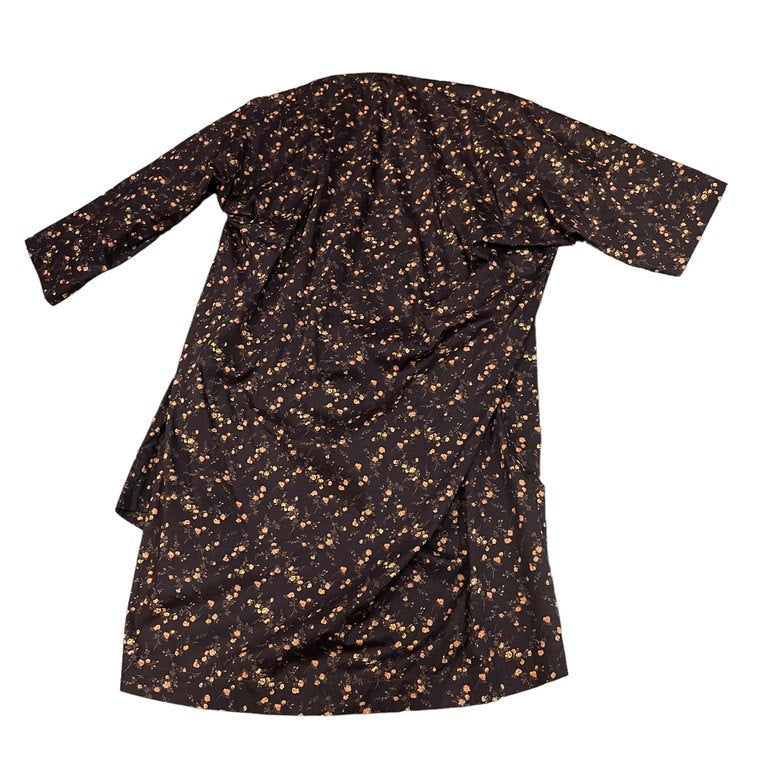 Vivienne Westwood ANGLOMANIA 19SS MINI KAFTAN DRESS 花柄プリントアシンメトリー変形スキッパーロングワンピース ドルマン ギャザー 総柄 定価70,200円 未使用タグ付き ヴィヴィアンウエストウッド アングロマニア レディース