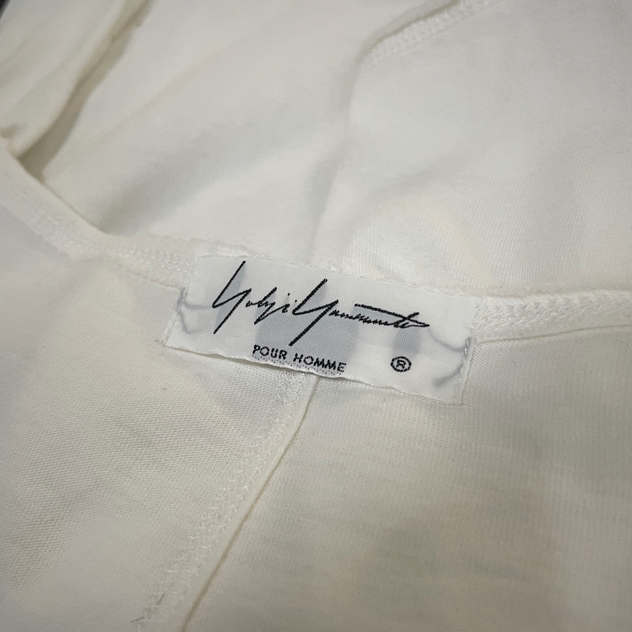 Yohji Yamamoto Pour Homme 19AW 天竺サイドスリットカットオフロングスリーブTシャツ カットソー Tee T-shirt 裁ち切り 長袖 トップス ヨウジヤマモトプールオム メンズ