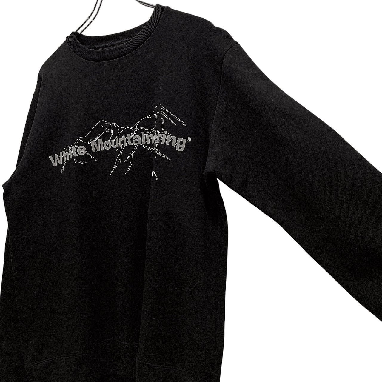 White Mountaineering 20AW Logo printed sweat shirt ロゴプリントシルケット加工スウェットシャツ 定価20,900円 ホワイトマウンテニアリング メンズ
