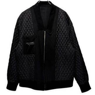 COMME des GARCONS HOMME PLUS 91AW 6.1 THE MEN ウールギャバジンリバーシブルキルティングジップアップブルゾン Archive 90s ジャケット コート アウター コムデギャルソンオムプリュス メンズ