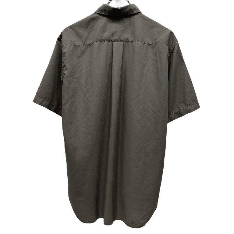 COMME des GARCONS HOMME DEUX 25SS ランダムボタン製品染めポリエステルシャツ ブラウス DO-B047 AD2024 トップス 半袖 コムデギャルソン オム ドゥ メンズ