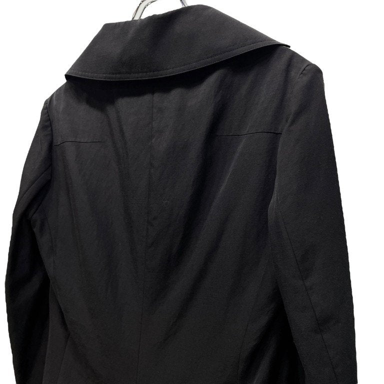 Y's スクエアカッティング燕尾ロングジャケット テーラード ブルゾン コート アウター Yohji Yamamoto Femme ヨウジヤマモトファム ワイズ レディース