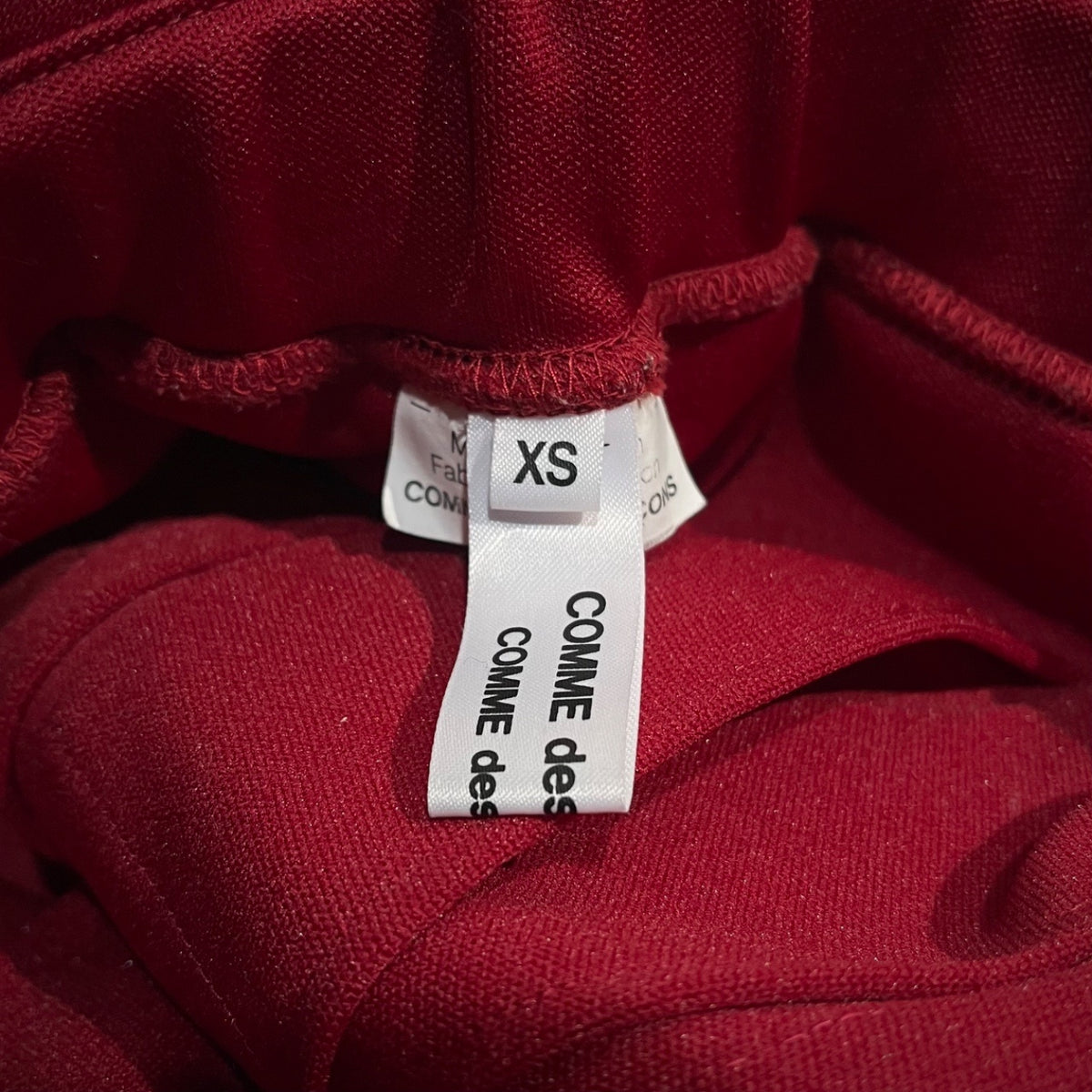 COMME des GARCONS COMME des GARCONS 12AW ポリエステルジャージープリーツ吊りスカート サロペット ボトムス コムコム コムデギャルソン レディース