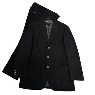 ISSEY MIYAKE MEN 06SS ウールパイルセットアップスーツ 3Bテーラードジャケット 2タックテーパードパンツ スラックス トラウザーズ Archive 00s 滝沢直己 NAOKI TAKIZAWA イッセイミヤケ メンズ