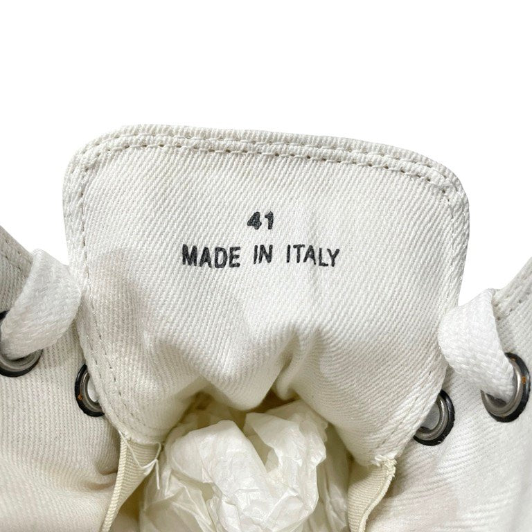 Maison Margiela 22 コットンキャンバスハイカットスニーカー シューズ 靴 クツ 41 メゾンマルジェラ メンズ