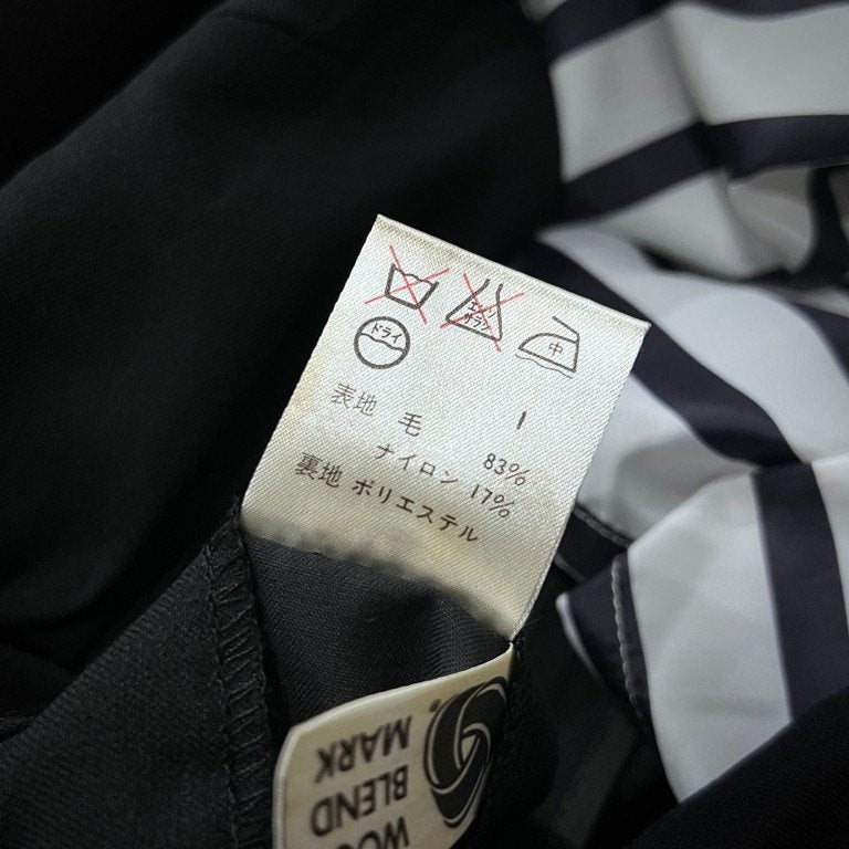 Jean Paul GAULTIER HOMME 93SS ウールギャバジンボーダーライニングマルチポケット3Bテーラードジャケット ブルゾン ブレザー コート アウター Archive 90s JPG ジャンポールゴルチエ ゴルチェ メンズ