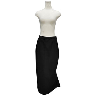 Yohji Yamamoto Femme 03SS コットンギャバジンテーピングステッチアシンメトリーロングスカート Archive テープ 刺繍 パンツ ボトムス ヨウジヤマモトファム レディース