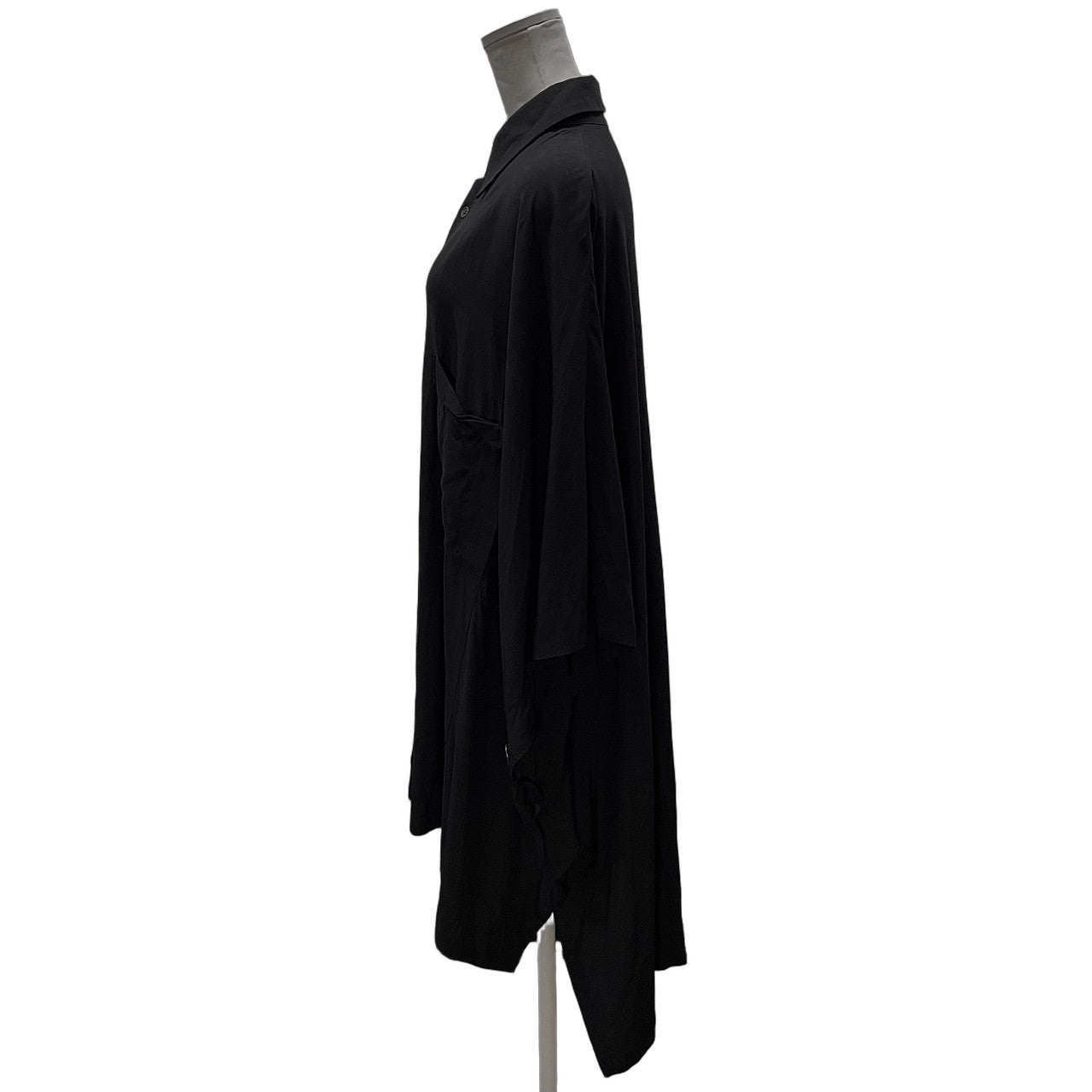 Y's 21SS BROADCLOTH TA-PONCHO BLOUSE レーヨンブロードクロススクエアカットサイドボタンポンチョブラウス シャツ トップス マント Yohji Yamamoto Femme ワイズ ヨウジヤマモト レディース