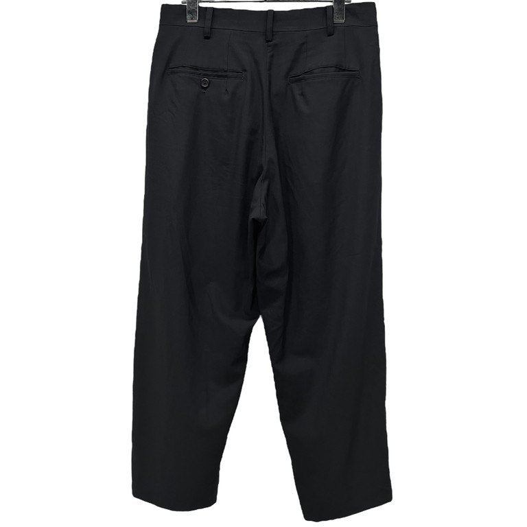 Yohji Yamamoto Pour Homme 94AW ウールギャバジン2タックワイドテーパードパンツ スラックス トラウザーズ ボトムス Archive マリオネット期 ヨウジヤマモトプールオム メンズ