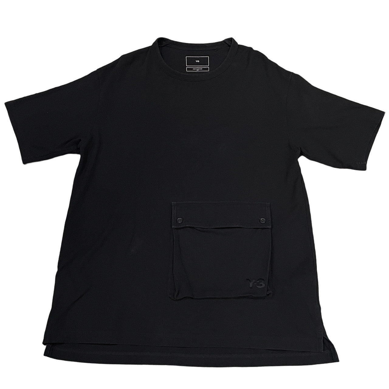 Y-3 24SS CREPE JERSEY SHORT SLEEVE POCKET TEE クレープジャージーポケットドッキングカットソー Tシャツ Tee T-shirt 半袖 トップス 定価28,050円 ワイスリー ヨウジヤマモト アディダス メンズ レディース ユニセックス