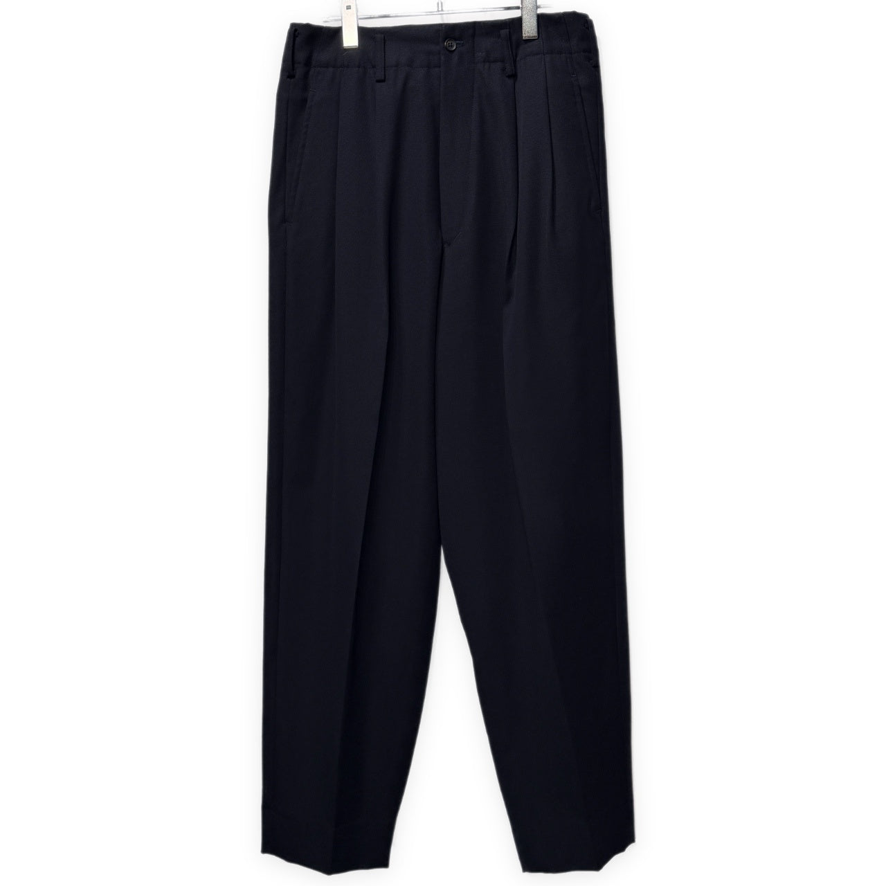 Y's for men ウールサージ2タックワイドテーパードスラックス パンツ トラウザーズ Archive 80s 90s ボトムス Yohji Yamamoto Pour Homme ヨウジヤマモトプールオム ワイズフォーメン メンズ