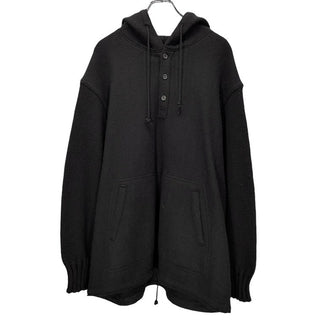 Y's for men ウールモッサニットスリーブプルオーバーパーカー Archive 90s フーディ コート ジャケット アウター トップス Yohji Yamamoto Pour Homme ヨウジヤマモトプールオム ワイズフォーメン メンズ
