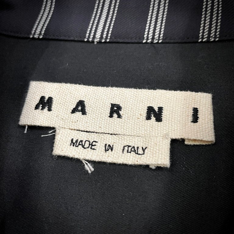 MARNI 20AW オーバーサイズボックスシルエットチェックシャツ ブラウス