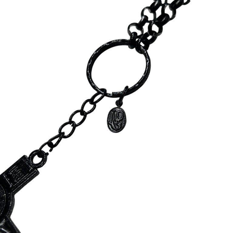 Jean Paul GAULTIER クロスロザリオチェーンネックレス 一点物 激レア 希少 Archive 90s 00s JPG 未使用 十字架 磔刑 ペンダント アクセサリー ジャンポールゴルチエ メンズ レディース ユニセックス