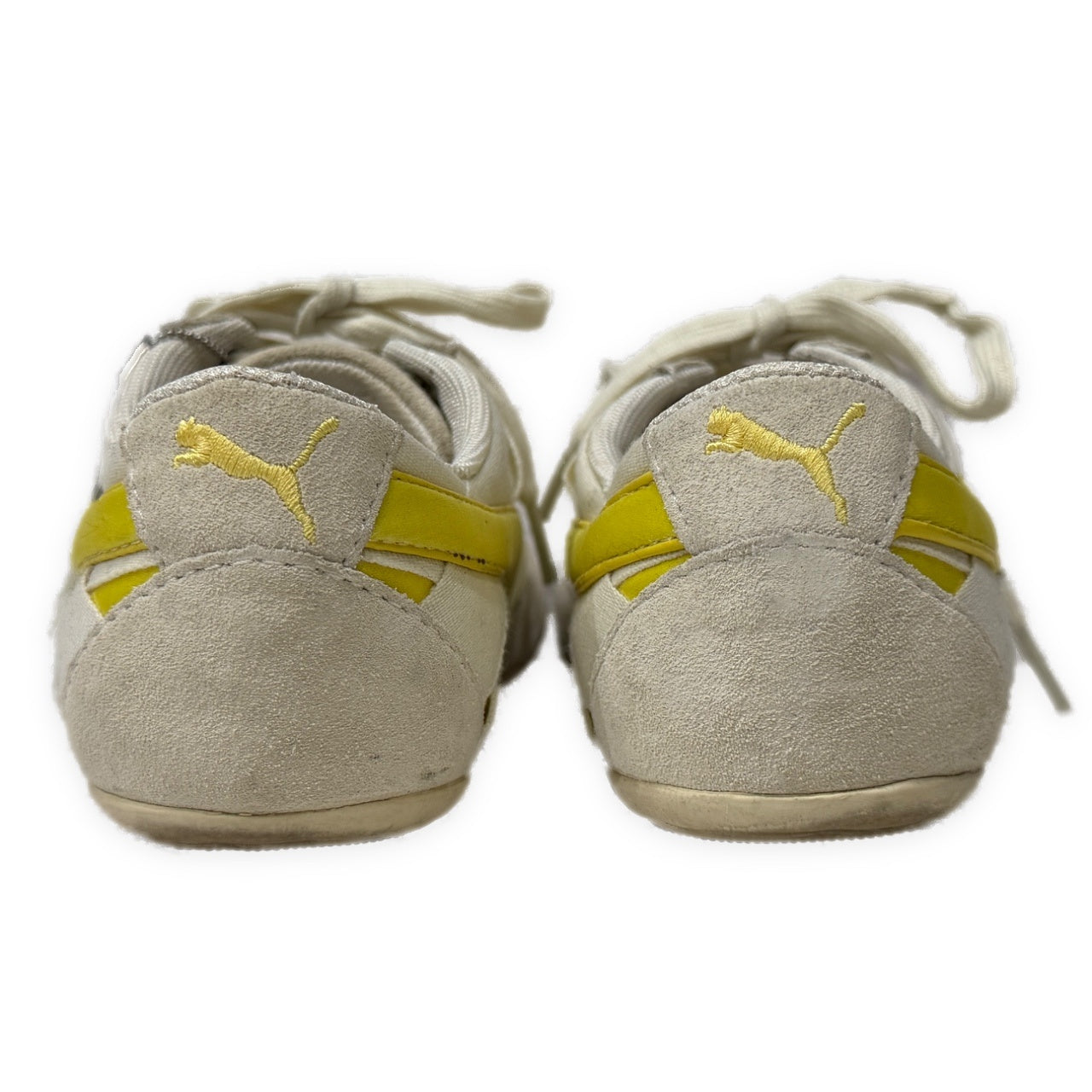Alexander McQueen × PUMA 10SS CUTMAN SATIN LOW WN’S スエードレザー切り替えローカットスニーカー シューズ 22.5cm アレキサンダーマックイーン プーマ レディース