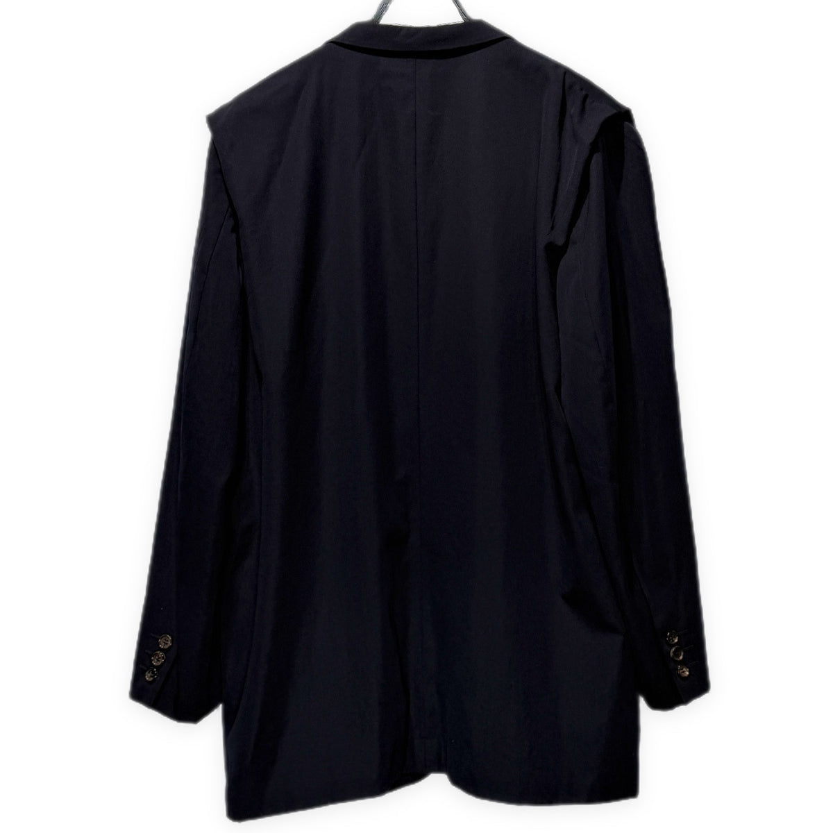 COMME des GARCONS HOMME 92SS ウールギャバジン袖山タックデザイン2Bテーラードジャケット ブレザー ブルゾン コート アウター Archive 90s コムデギャルソンオム メンズ