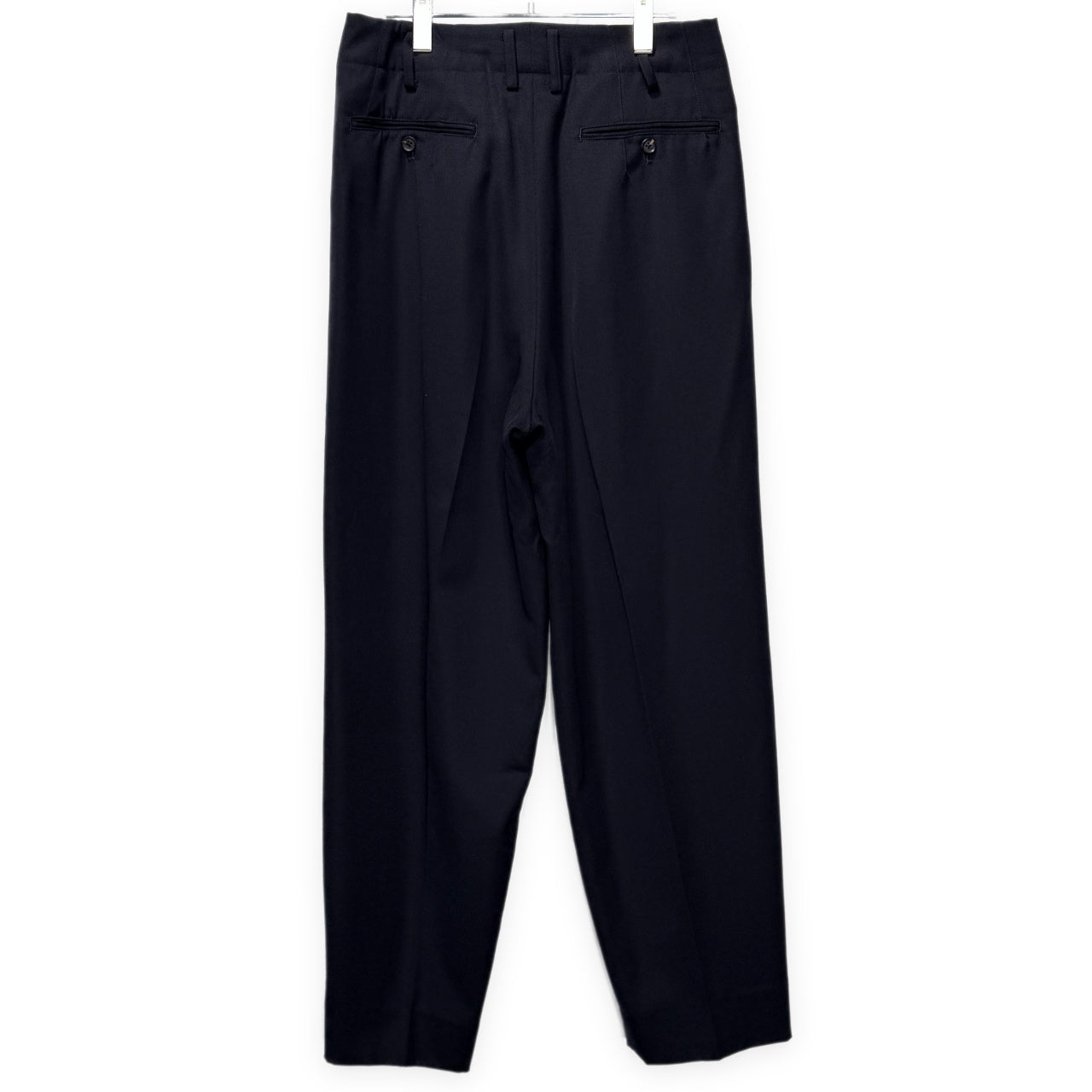 Y's for men ウールサージ2タックワイドテーパードスラックス パンツ トラウザーズ Archive 80s 90s ボトムス Yohji Yamamoto Pour Homme ヨウジヤマモトプールオム ワイズフォーメン メンズ